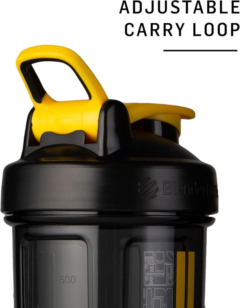 BlenderBottle زجاجة خلط بلندر بوتل من سلسلة ستار وورز - زجاجة شاكر برو 28 أونصة على شكل خوذة دارث فيدر، مثالية لمخفوقات البروتين والتمارين السابقة، عبوة من 1 - Image 5