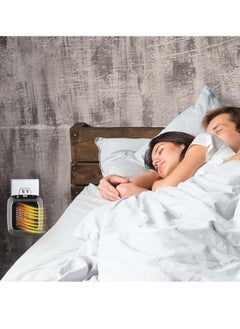 ماركة غير محددة سخان Ontel Handy Heater Turbo 800 بمنفذ جداري صغير الحجم   سخان صغير من السيراميك هادئ وموفر للمساحة  - Image 3
