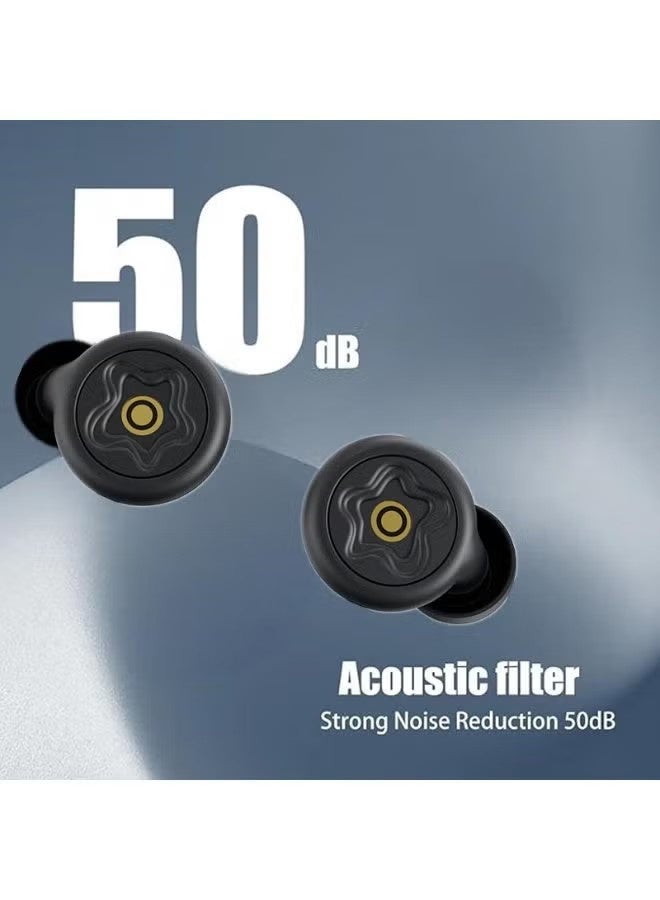 Ear Plugs for Sleeping, 50db Effective Noise Reduction, Eco Friendly & Washable Reusable Ear Plugs with 4 Styles Tips, Ultra Soft for Focus, Travel, Snoring & Work - Image 3