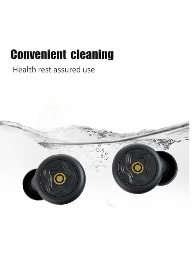 Ear Plugs for Sleeping, 50db Effective Noise Reduction, Eco Friendly & Washable Reusable Ear Plugs with 4 Styles Tips, Ultra Soft for Focus, Travel, Snoring & Work - Image 4
