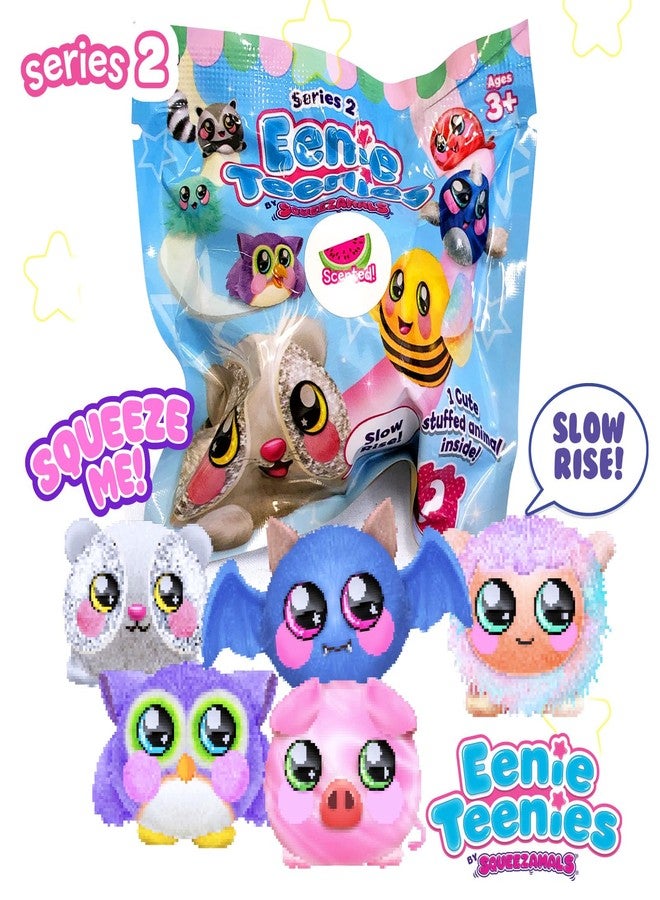 Squeezamals Eenie Teenies 10pks with an Eenie Teenie Character in Each! Collect All 24 Characters from Series 2 Mini-Blind Packed Fun! Made, Safe Materials - Image 4