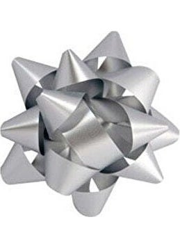 SAN Yellow Star Bow Ornament No:2 4.5 cm. 100' Pcs  - Image 1