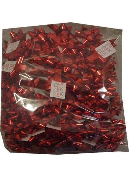 SAN Yellow Star Bow Ornament No:2 4.5 cm. 100' Pcs  - Image 4