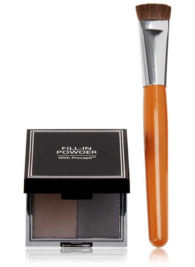 Cover Your Gray Fill In Powder Two Shades In One - Dark Brown/Black - Image 1