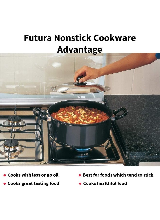 Hawkins Futura Nonstick Cook N Serve Stewpot With Steel Lid, 3 Litres, Black - pzsku/Z4AE759BC8AE247DA476BZ/45/_/1739211915/4e184dd6-f9c7-4e0d-981b-19438c695409