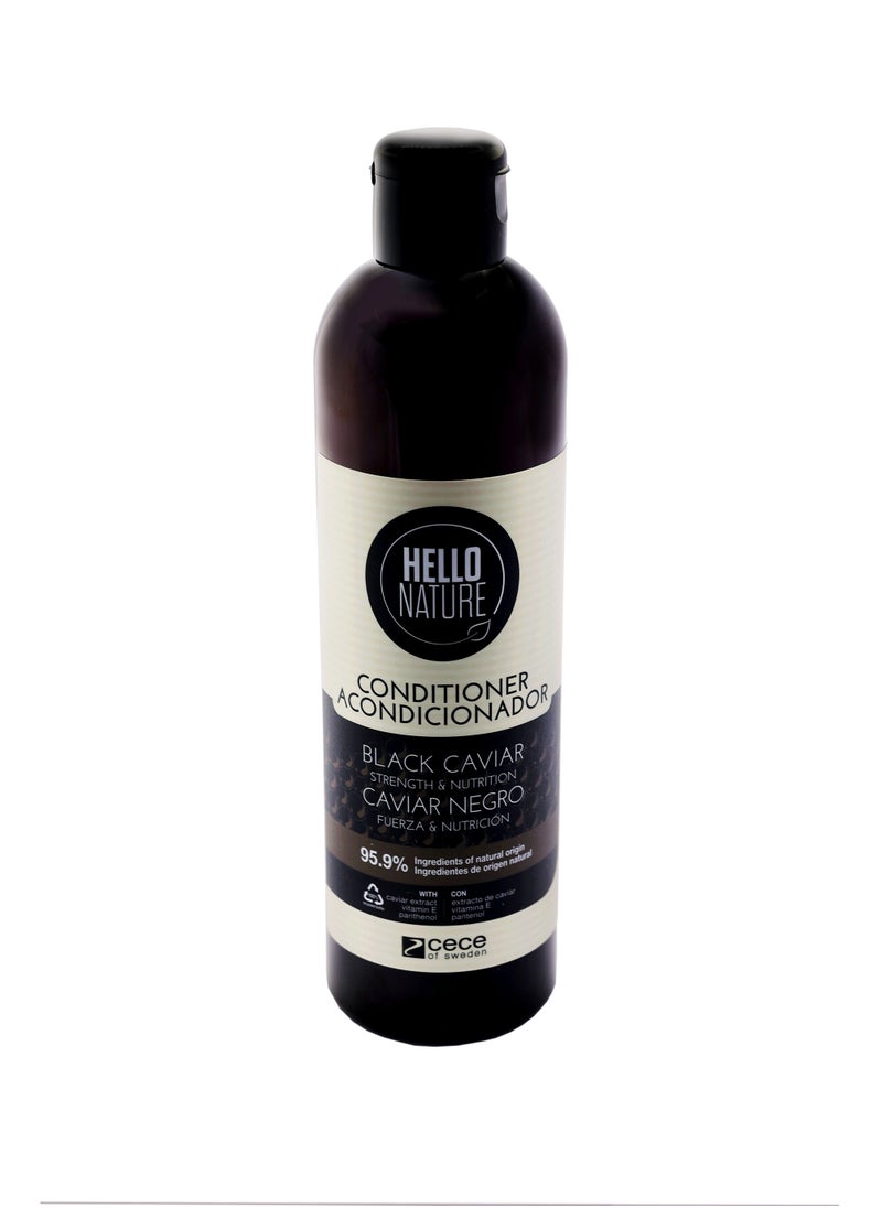 HELLO NATURE Hello Nature  Caviar Conditioner | Sulfate-Free Organic Hair Moisturizer | Unisex Formula for Strong & Healthy Hair | Hydrates & Nourishes | 300 ML | For Men & Women  - Image 1