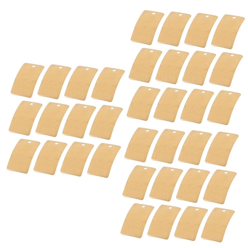 3 Brass Sheets For Jewelry Making Crafting Metal Plates Labels Accessories Supply - Image 1