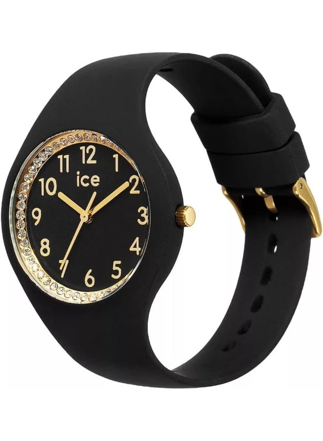 Ice Watch ساعة آيس ووتش آيس كوزموس النسائية التناظرية اليابانية الكوارتز مع سوار سيليكون IC021049، أسود - Image 2