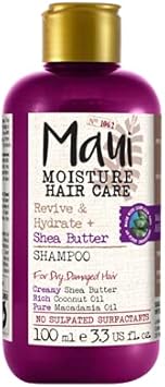 Maui Moisture Aloe Vera Shea Butter Repairing Travel Size Shampoo For Damaged Hair 100Ml - Image 1
