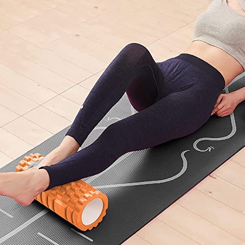 Bodylastics 33cms Foam Roller for Pre & Post Workout Sessions, Deep Tissue Massage, Relief from Muscle Pain (33 cms, Orange) - Image 5