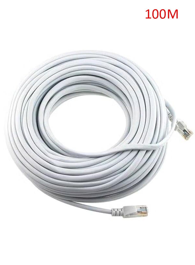 100 Meter Cat6 Ethernet Network Cable Grey  - Image 1
