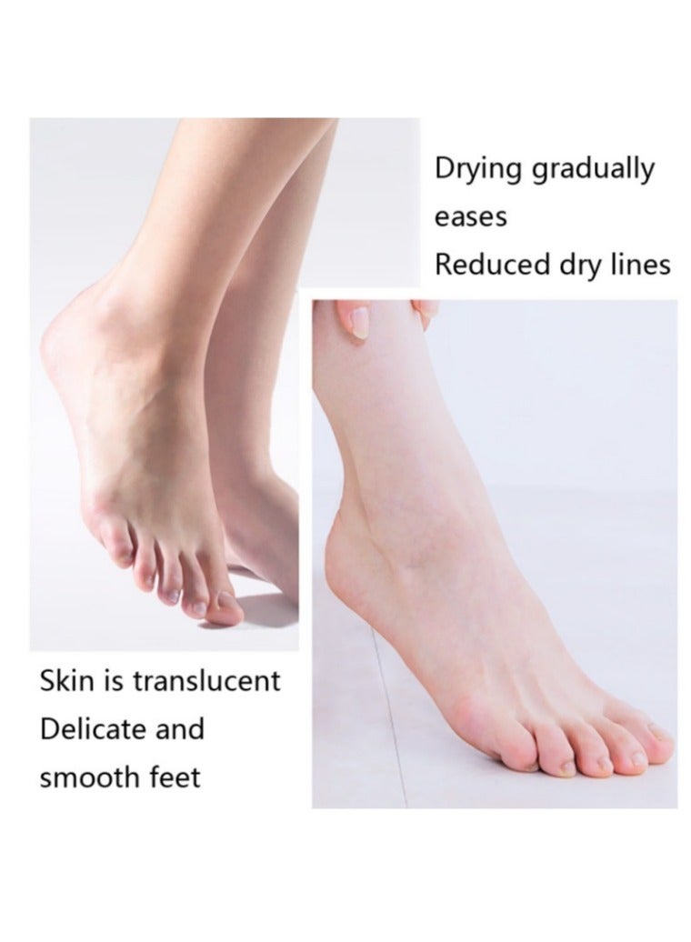بوتيمي زوجان من قناع القدمين بالألوفيرا للأقدام الجافة والمتشققة، يزيل الجلد الميت، قناع القدمين المرطب بالنياسيناميد، مرطب، مُصلح، مُغذي، مُقشر، عناية ناعمة بالبشرة، الأقدام الجافة والمتشققة، يزيل الجلد الميت - Image 3