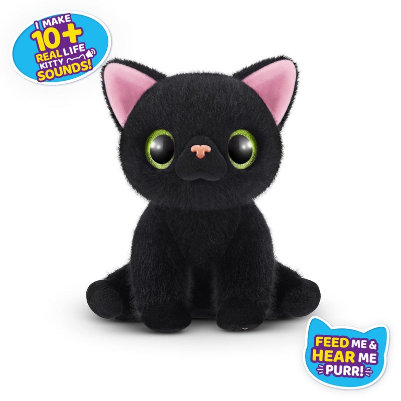 Pets Alive Smitten Kittens Surprise (Bombay Cat Lucky) by ZURU Nurture Play Soft Toy Unboxing Adopt Interactive 10 Sounds - Image 3