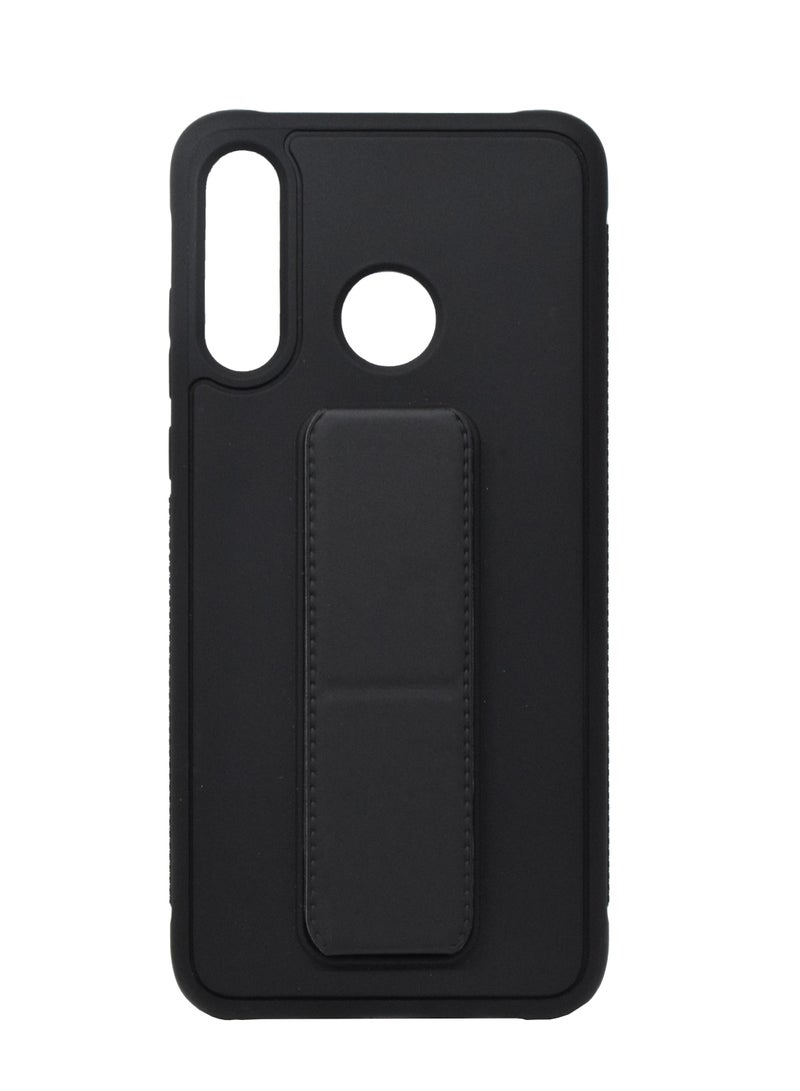BORTONY Huawei P20 Case Silicone Camera Protected Shockproof With Finger Grip Stand Cover - Image 2