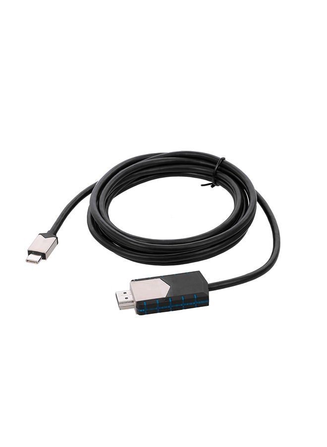 NIBEMINENT Type-C To HD Adapter Cable Black  - Image 2