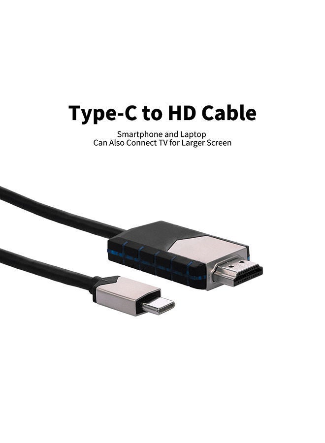 NIBEMINENT Type-C To HD Adapter Cable Black  - Image 3