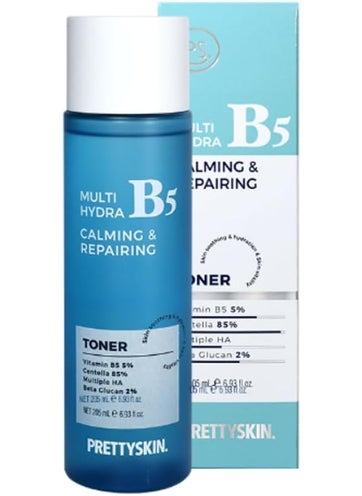 PRETTYSKIN PSPRETTYSKIN Hydra B5 Toner for Calming  RepairingHydrating Facial TonerFace Toner Korean Alcohol Free 205ml 693 Fl Oz 
