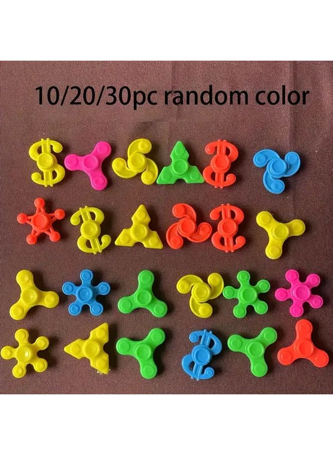 10 Random Color Fidget Spinners Hand Wound Toys for Birthday Parties Halloween Christmas Gifts Carnival Games - Image 3