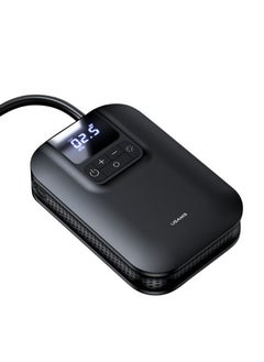 Usams 5000mAh Mini Car Air Pump with LED Digital Display High-Capacity Portable Tire Inflator with Clear Function Settings  - Image 3