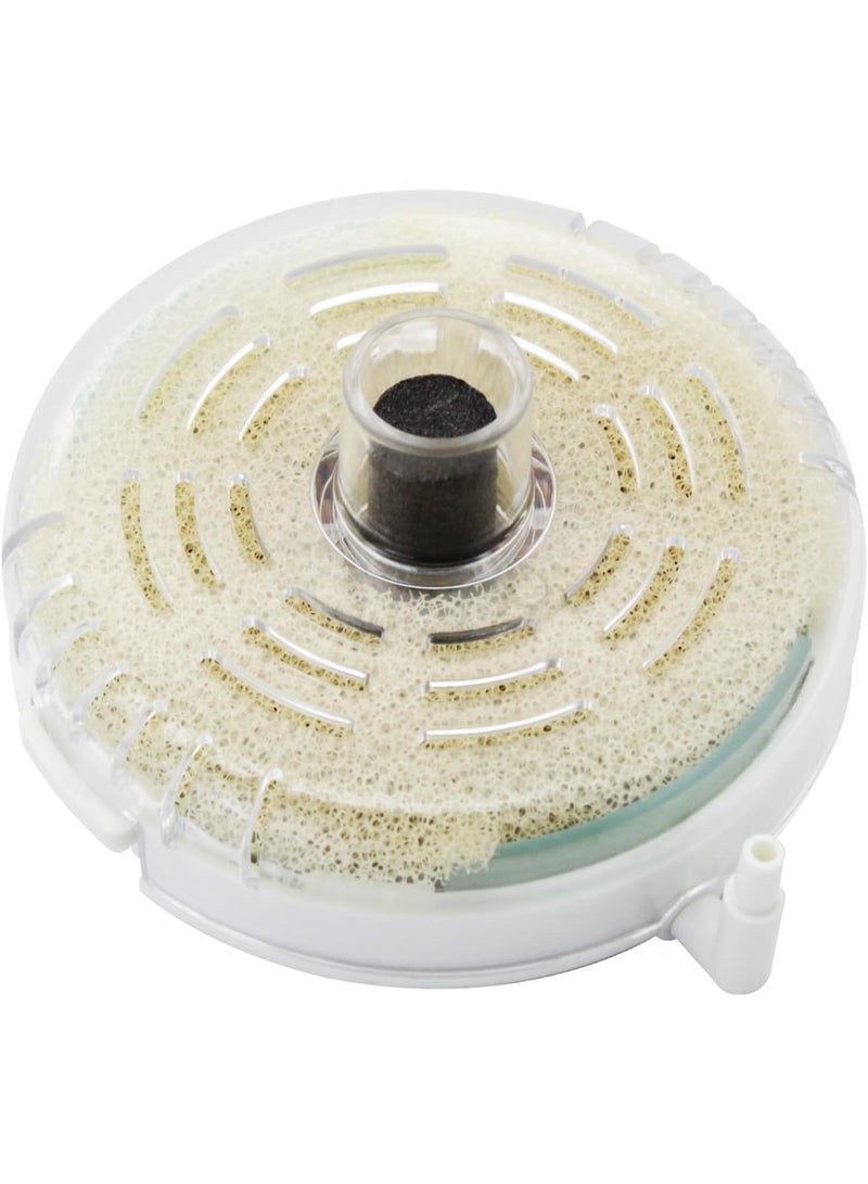 روبيك فلتر إسفنجي هوائي لحوض السمك من Pneumatic Water Fairy، فلتر دائري داخلي لحوض السمك فائق الهدوء ومتين مع حجر الفقاعات وملحقات أحواض السمك لترشيح الحوض (NX-300) - Image 1