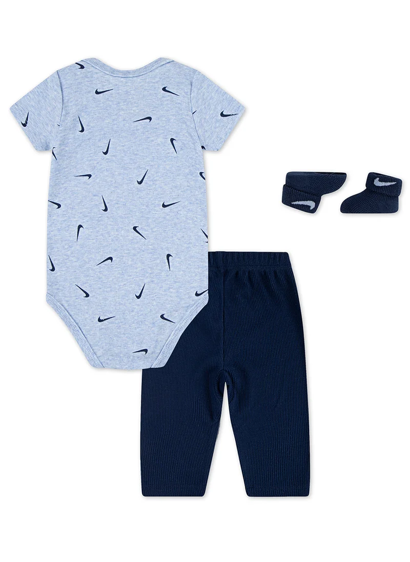 Nike Infant 3 Pack Bodysuit & Waffle Pant Set