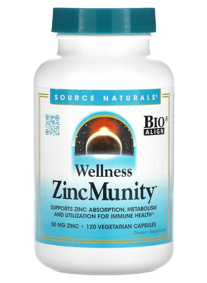 Wellness ZincMunity 120 Vegetarian Capsules