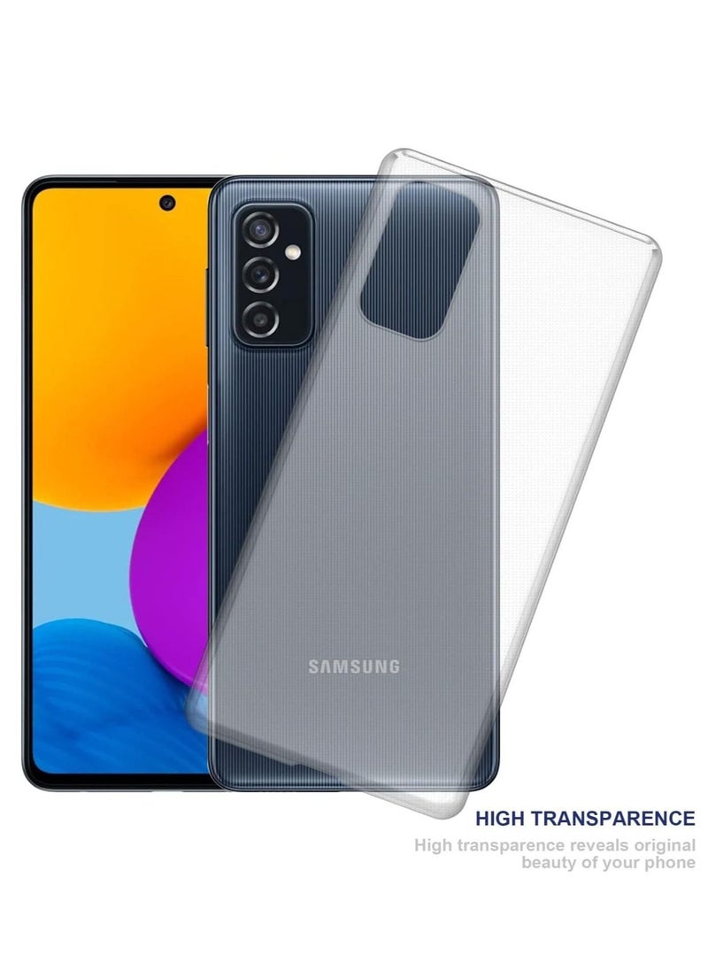 Raxoom Case Compatible with Samsung Galaxy M52 5G in Fully Transparent - Shockproof and Scratch Resistant TPU Silicone Cover - Ultra Slim Protective Gel Shell Bumper Back Skin - Image 3