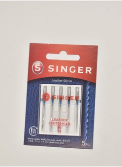 SINGER SINGER LEATHER NEEDLES SIZE 90/14 (PACK OF 5 NEEDLE) BRAZIL 