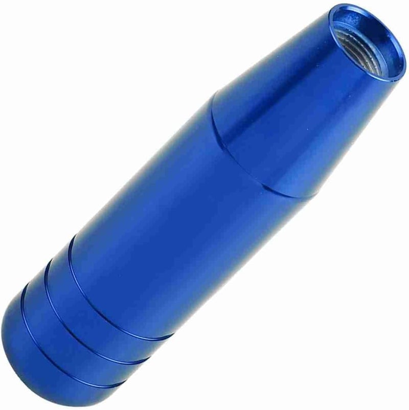 Universal Aluminum Alloy Car Manual Gear Shift Knob, 13cm Length, Black Red Blue - Ergonomic Design, Durable Resistance, Easy Installation (Blue) - Image 2