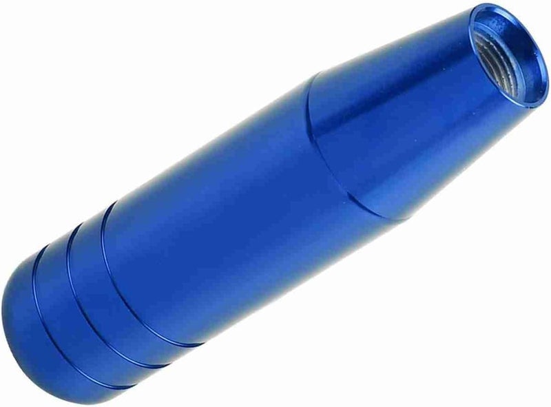 Universal Aluminum Alloy Car Manual Gear Shift Knob, 13cm Length, Black Red Blue - Ergonomic Design, Durable Resistance, Easy Installation (Blue) - Image 4
