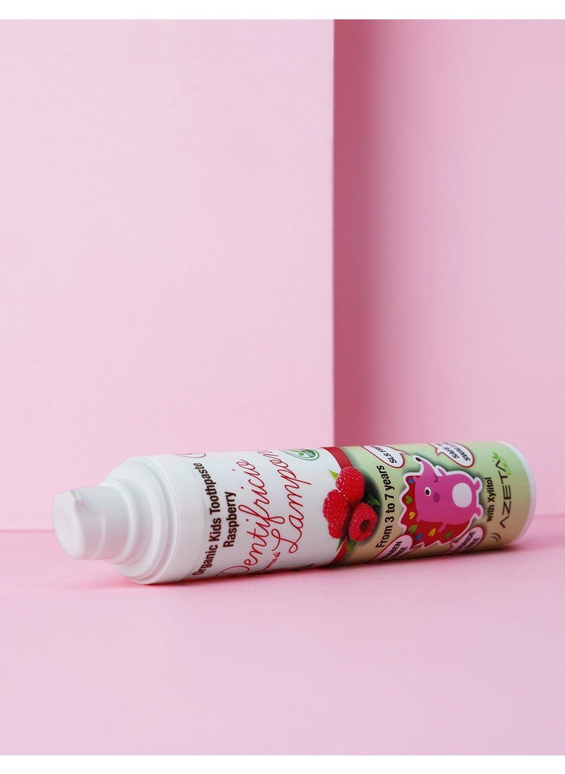 Azeta Bio Organic Kids Toothpaste Raspberry  - Image 5