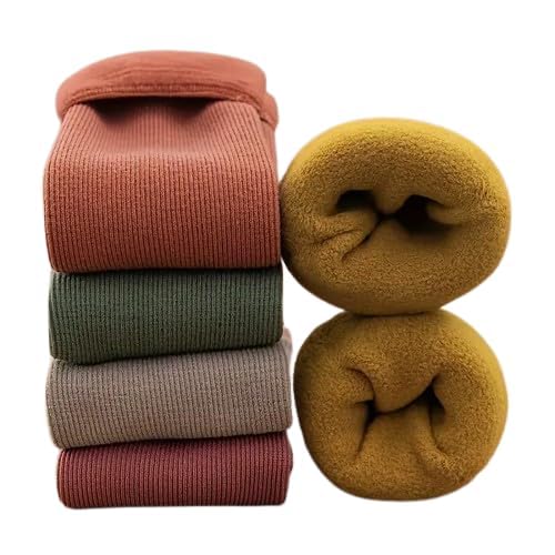 CLUZE Women’s Warm Winter Plush Velvet Fleece-Lined Socks | Cozy Thermal Thick Socks for Cold Weather | Soft, Breathable & Stylish (IN, Alpha, Free Size, 8, MULTICOLOR) - Image 1