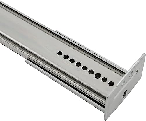 Hickory Hardware Bottom Cadmium Centered Drawer Mount, Not Compatible with Side Mount Drawers, Heavy Duty Center Drawer Slide for Cabinet & Dresser Drawers, Easy Open & Soft Close Glide Track, 24 Inch - Image 4