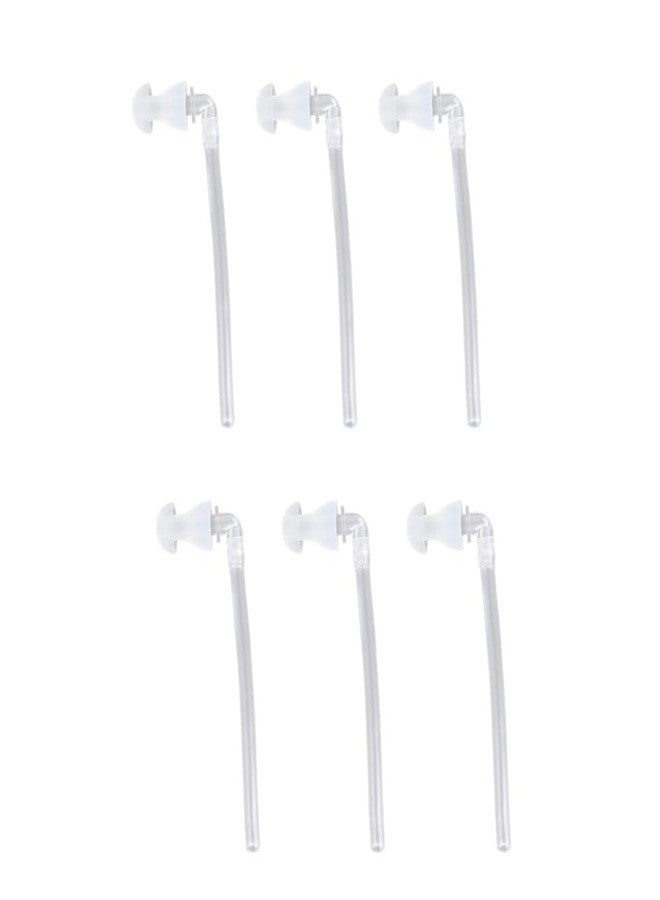 أف سي أس أغطية أذن سيليكونية لأجهزة السمع من FCS، أغطية أذن بديلة لأجهزة السمع خلف الأذن وأجهزة السمع الجيبية مع وصلات أنبوبية ومرفقية (صنع في كوريا، 6 قطع صغيرة - 8 مم) - Image 1