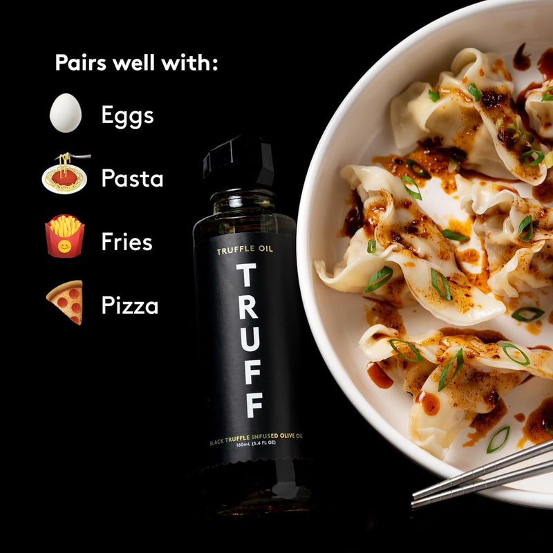 TRUFF Black Truffle Oil - Gourmet Black Truffle Infused Olive Oil for Dressing, Seasoning, Marinade, and Drizzle, 5.6 fl. oz - Image 4