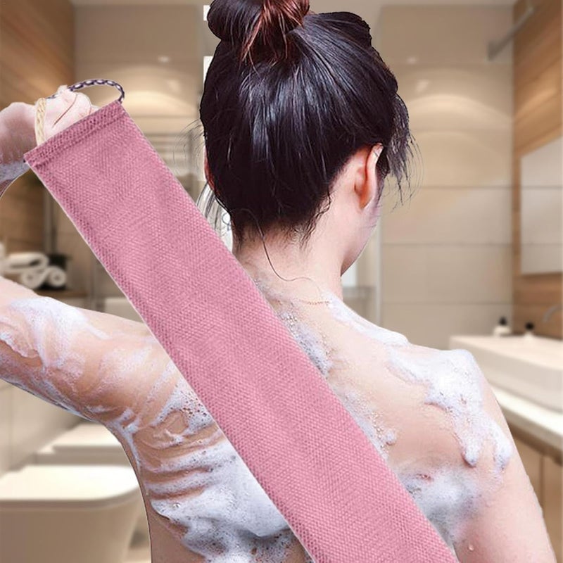 windforgecraft Back Washing Cloth - Back Washer Wash Cloth | Foaming Bath Towel Back Wash Mud Scrubbing Cloth For Gently Removes Old Skin Layers - Image 2