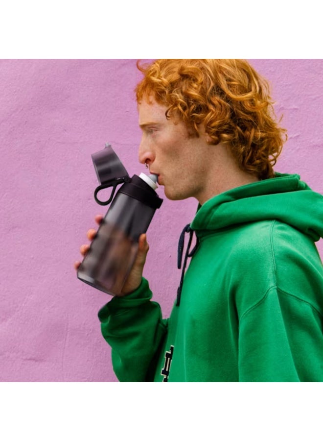 Air Up Click Water Bottle 600ML Air Drinking Water Bottle ,Suitable for Outdoor Sport - White Transparent - Image 3