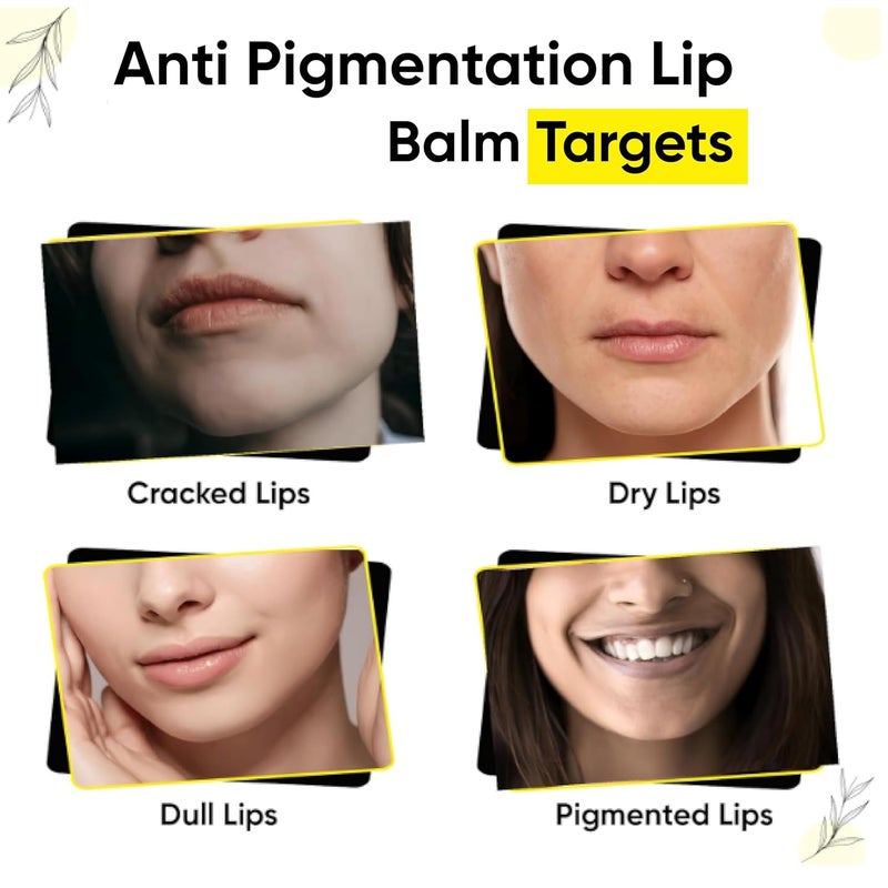 Masofta Anti Pigmentation Lip Balm With Kojic AcidAlpha Arbutin Shea Butter For SmoothCrack Free Clear LipsSpf 30 PaFor Men Women15GmsAll - Image 2