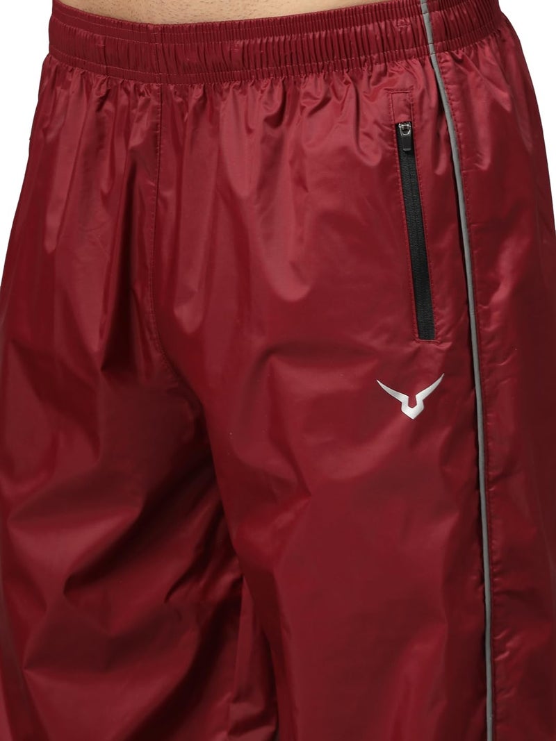 Invincible Men's Sauna Suit (Deep Red Pro Deluxe, XL) - Image 5