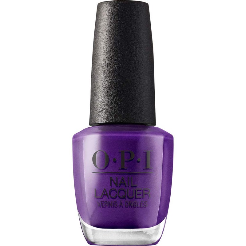 OPI Nail Lacquer Purple With a Purpose | Opaque Dark Purple Shimmer Chip Resistant Nail Polish | Fast Drying, Streak Free - Image 1