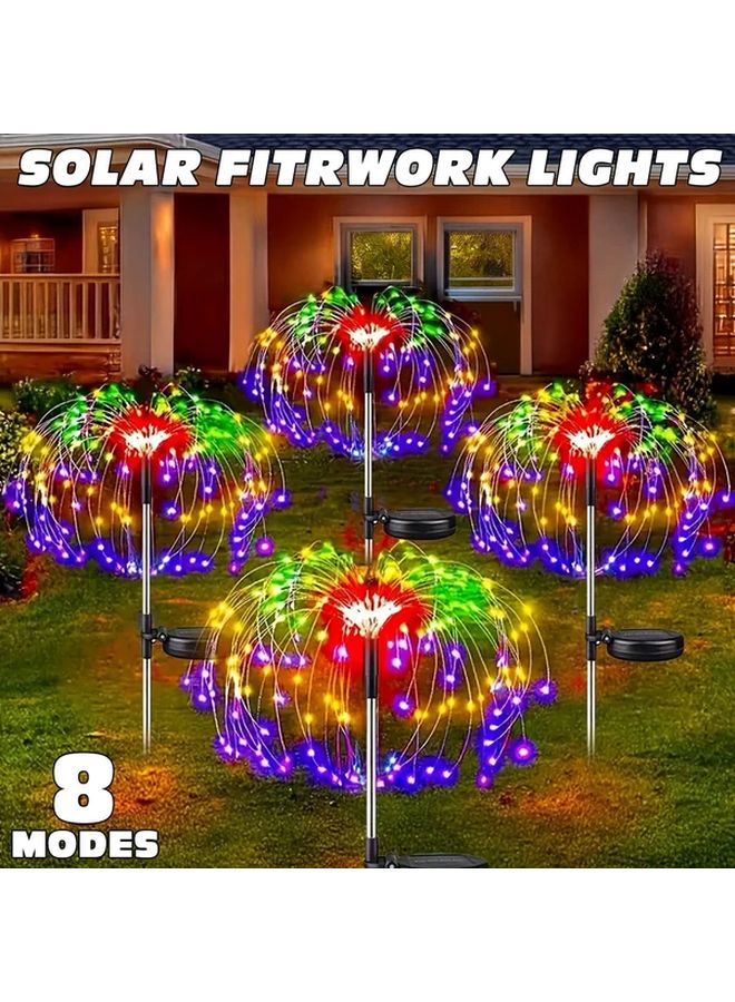 300 مصباح LED شمسي خارجي على شكل نجمة، 8 أوضاع، مقاوم للماء IP65، ديكور عيد الميلاد متعدد الألوان - Image 2