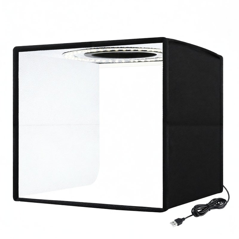 Soft Box: 12 Colors Backdrops, CRI95 LED Light, 3-Second Assembly - Portable Folding Design, Photography Tent Box for Small Item Photographers, Online Sellers & Artisans - Image 1