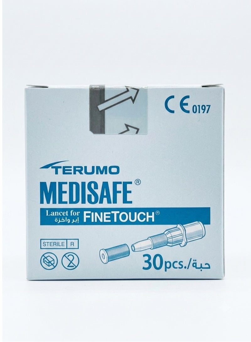 Blood Lancet Needles for Finetouch Device - Medisafe by Terumo - 30 Pieces