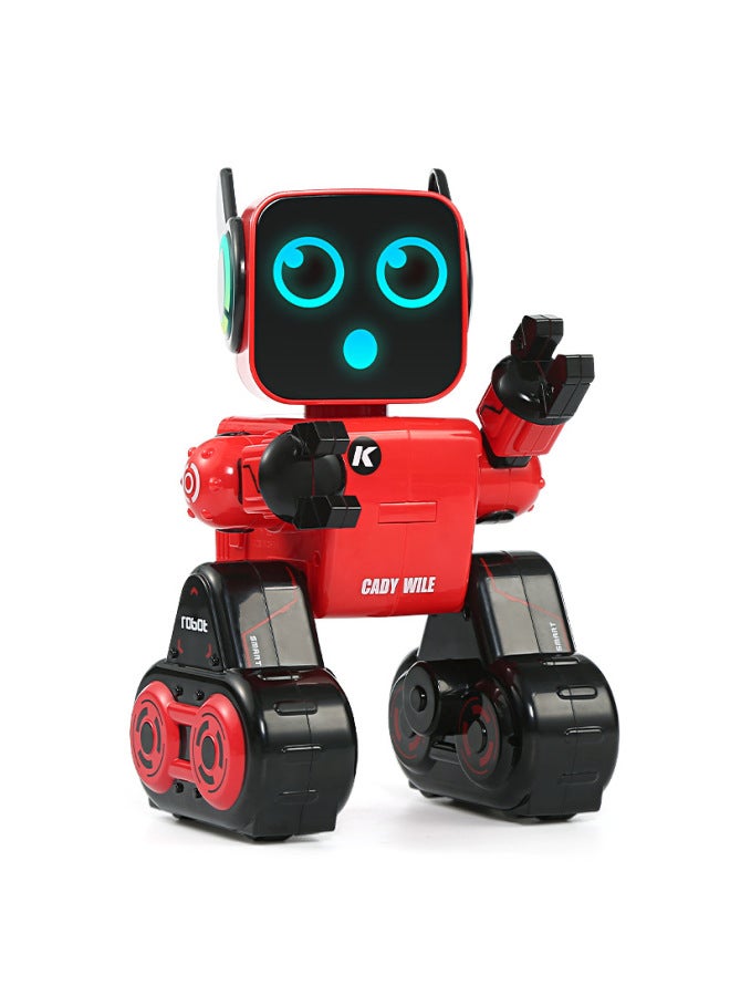 JJRC Explosions Children's Early Education Voice APP Dialogue Robot التحكم عن بعد برمجة ذكية لعبة مالية روبوت - اللون: K10 White Deluxe Edition يمكن التحكم فيها عن طريق التطبيق - Image 2