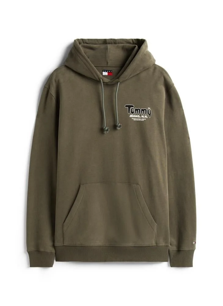TOMMY JEANS  Logo Terry Hoody for Men | Best Price UAE
