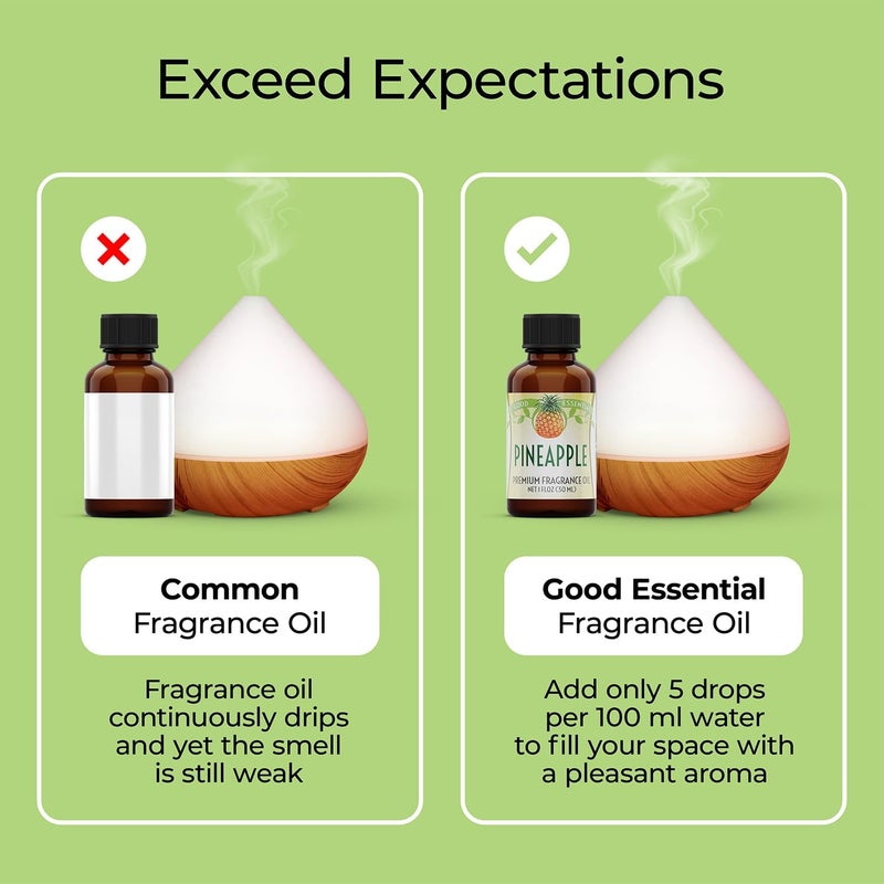 Good Essential – Professional Pineapple Fragrance Oil 30ml for Diffuser, Candles, Soaps, Lotions, Perfume 1 fl oz - Image 4