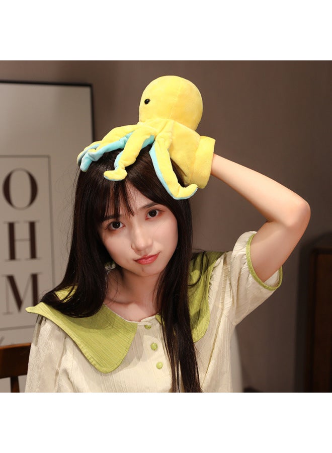 Ocean Shark Puppet Toy Clown Fish Gloves Doll Open Mouth Baby Early Education Parent-child Interactive Performance Props-Color:Clownfish Puppet 25cm-Height:Brief Description  - Image 3
