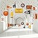 Sumind 30 Ct Basketball Hanging Swirl Decorations Basketball Sports Themed Sports Cutouts Whirls Favors for Birthday Photo Props Party Supplies Classroom Competition Decoration - Image 3