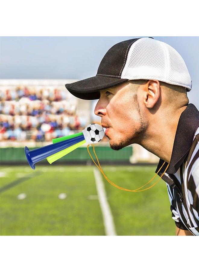 Geustos 3 Pieces Stadium Trumpet for Child, Football Trumpet, Toys for Supporter Horn, for Children Adults Stadium Football Fans Theme Party World Cup (Random Colour) (13 cm) - Image 4