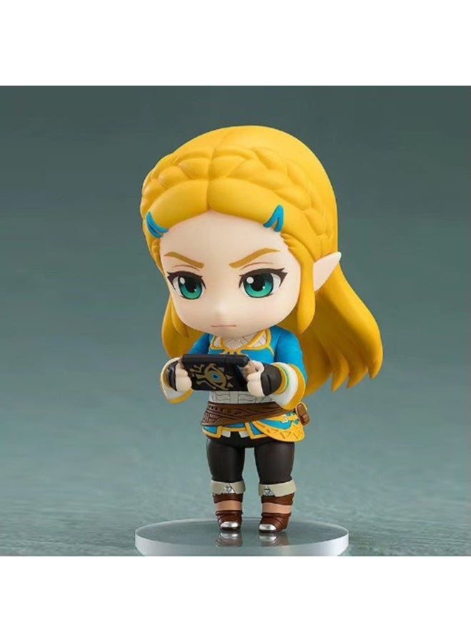 general The Legend of Zelda: Breath of the Wild Princess Zelda Movable Replacement Face Doll Model Decoration Desktop Decoration Toy Gift for Family and Friends - Image 2